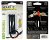 Nite Ize Gear Tie Reusable Rubber Twist Tie 3" - 4 Pack Black Thumbnail Image