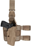 Safariland 6385RDS ALS OMV Tactical Drop-Leg Black Holster w/ Quick Release Leg Strap - Glock 17 MOS w/ Weaponlight and Optic - Left Hand  6385RDS-832-782 781607504411 Thumbnail Image