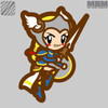 Mil-Spec Monkey Cute Valkyrie Patch CUTECALKYRIE - LA Police Gear Thumbnail Image