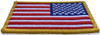 LA Police Gear Embroidered Reversed US Flag Patch PATCH-EMB-FLAG-REV Thumbnail Image