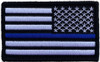 LA Police Gear Embroidered Reversed US Flag Patch PATCH-EMB-FLAG-REV Thumbnail Image