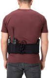 Vertx Tactical Clutch Belt modeled over red shirt back view  Thumbnail Image