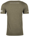LA Police Gear Destroy T-Shirt - OD Green - Back Thumbnail Image