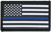 LA Police Gear Woven Thin Blue Line Flag Patch  WTBLFLAG 840041787283 Thumbnail Image