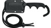 CRKT 2383K Minimalist Cleaver Blackout Compact Fixed Blade Neck Knife  2383K 794023238365 Thumbnail Image