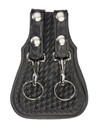 Aker Model 562 Double Key Flap basketweave chrome Thumbnail Image