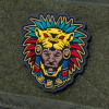 Mil-Spec Monkey Aztec Warrior Head 1 Patch  00256-AZTECHEAD  Thumbnail Image