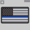 Mil-Spec Monkey US Flag PVC Thin Blue Line Patch USFLAGPVCTHINBLUE Thumbnail Image