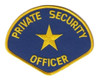 Hero's Pride Private Security Officer Patch-Med Gold on Royal  5158  Thumbnail Image