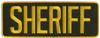 Hero's Pride Sheriff Back Patch  HP-1100-2  Thumbnail Image