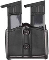 Aker Model 616 Carry Comp II Dual Magazine Pouch black plain front Thumbnail Image