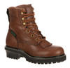 Georgia Boot Little Kid's Logger 5" Brown Waterproof Boot  GB00001  Thumbnail Image