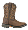 Georgia Boot Little Kid's Carbo-Tec LT 8" Brown Pull-On Boot  GB00342C  Thumbnail Image