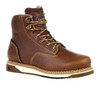 Georgia Boot Wedge 6" Brown Waterproof AMP LT Steel Toe Work Boot  GB00351  Thumbnail Image