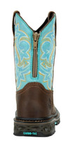 Georgia Boot Big Kid's Carbo-Tec LT 8" Brown/Green Pull-On Boot  GB00410Y  Thumbnail Image