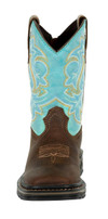 Georgia Boot Big Kid's Carbo-Tec LT 8" Brown/Green Pull-On Boot  GB00410Y  Thumbnail Image