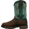 Georgia Boot Carbo-Tec LT 11" Brown/Green Waterproof Pull-On Boot  GB00436  Thumbnail Image