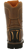 Georgia Boot AMP LT Logger 9" Brown Waterproof Low Heel Composite Toe Boot  GB00473  Thumbnail Image