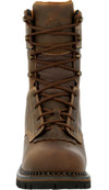 Georgia Boot AMP LT Logger 9" Brown Waterproof Composite Toe Insulated Boot  GB00491  Thumbnail Image