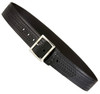 Aker black basketweave chrome 1-3/4" Garrison Pant Belt  Thumbnail Image