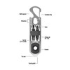 Nite Ize DoohicKey Ratchet Key Tool  KMTRT-11-R3 094664051225 Thumbnail Image