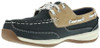 RockPort Women's Navy Blue and Tan Three Eye Tie Sailing Club Boat Shoe RK670  RK670  Thumbnail Image