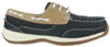 RockPort Women's Navy Blue and Tan Three Eye Tie Sailing Club Boat Shoe RK670  RK670  Thumbnail Image