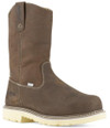 Iron Age Men's 11" Brown Cushguard Internal Met Guard Pull-On Solidifier Boot  IA5092  Thumbnail Image