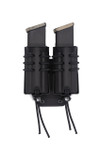 Wilder Tactical Evolution Double Pistol Magazine Black MOLLE Pouch  EVODUP 736640897297 Thumbnail Image