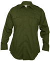 Elbeco Women's OD Green LA County Sheriff RipStop Long Sleeve Uniform Shirt  4573RS  Thumbnail Image