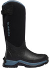 Lacrosse Women's Alpha Thermal 14" Black/Cerulean 7.0MM Outdoor Boot  644105  Thumbnail Image