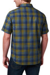 5.11 Tactical Men's Gunther Short Sleeve Plaid Shirt  71211  Thumbnail Image