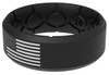 Groove Life Black/White Edge Hero Flag Ring  R2-020  Thumbnail Image