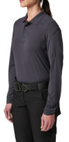 5.11 Tactical Women's Helios Long Sleeve Polo Shirt 32013 - Charcoal Thumbnail Image