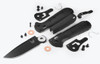 Benchmade 430BK-02 Redoubt Drop-Point Plain Edge Black Grivory Folding Knife  430BK-02 610953211516 Thumbnail Image