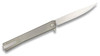 Ocaso Solstice Flipper Folding Knife With Satin Straight Blade And Titanium Handle  10CTS 850042713020 Thumbnail Image