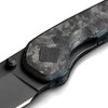 Ocaso Seaton Large Folding Knife With Black Leaf Point Blade And Carbon Fiber Handle  42CLB 850042713297 Thumbnail Image