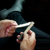 Ocaso Solstice Flipper Folding Knife With Satin Harpoon Blade And Titanium Handle  9HTS 850042713242 Thumbnail Image