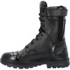 Rocky RKD0120 Men's Cadet 8" Black Side Zip Public Service Shoe  RKD0120  Thumbnail Image