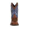 Lil' Durango Big Kid Dark Brown and Blue Western Boot  DWBT053  Thumbnail Image