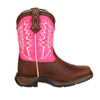 Lil' Durango Little Kid Brown and Pink Let Love Fly Western Boot  DWBT093  Thumbnail Image