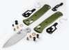 Benchmade 533SL-10 Woodland Green Mini Bugout Drop Point Folding Knife  533SL-10 610953212711 Thumbnail Image