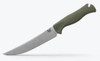 Benchmade Meatcrafter Dark Olive Santoprene 6" Trailing point Fixed Blade Knife  15500-04 610953211714 Thumbnail Image