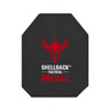 Shellback Tactical Prevail Series Model 4S17 Level IV 10" x 12" Single Curve Hard Armor Plate  SBT-4S17-BK 810030241157 Thumbnail Image