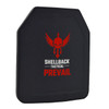 Shellback Tactical Prevail Series Model LON-III-P Level III 10" x 12" Stand Alone Hard Armor Plate  SBT-LON-III-P-BK 810030244134 Thumbnail Image