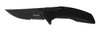 Kershaw Outright Black Serrated Trailing Point Folding Knife  8320BLKST 087171069555 Thumbnail Image