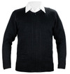 First Class Uniforms Unisex Zip-Front Crewneck Cardigan Sweater  BSV01  Thumbnail Image