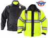 First Class Uniforms Reversible High Visibility Raincoat  JS354  Thumbnail Image