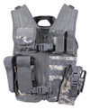 Rothco Kid's Tactical Cross Draw Vest KTCDV, camouflage tactical vest with multiple pouches and adjustable straps for children. Thumbnail Image
