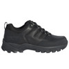Rothco 4" Scout All Terrain Hybrid Tactical Shoe 54315, black rugged tactical shoe with durable leather and textile upper, padded collar, lace-up closure, and slip-resistant outsole for hiking and tactical activities. Thumbnail Image